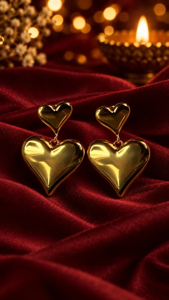Annie heart earring