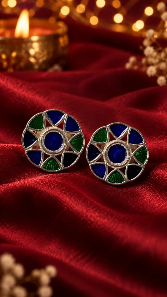 Ishita Meenakari Studs