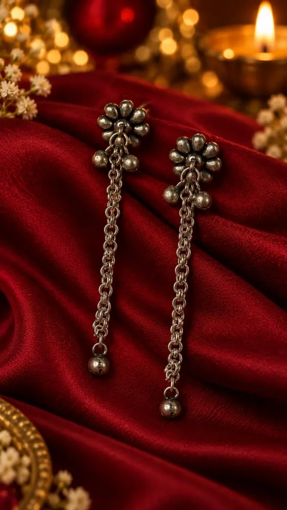 Gulnaar Long Dangling Earring