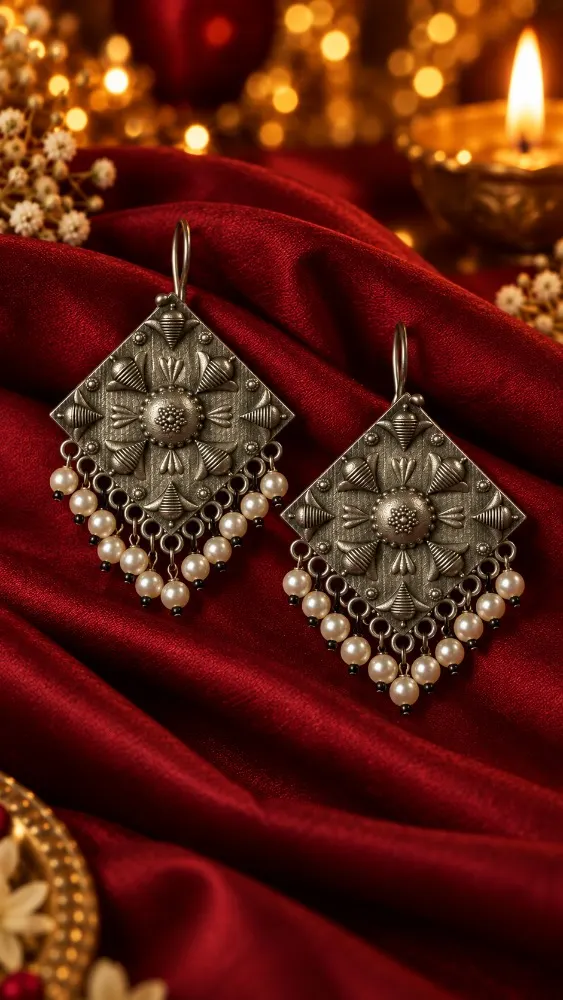 Prabha Squarish Earrings