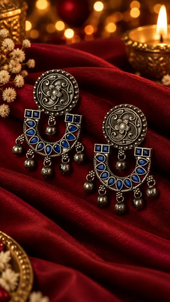 Chandrakala U Shaped Earrings