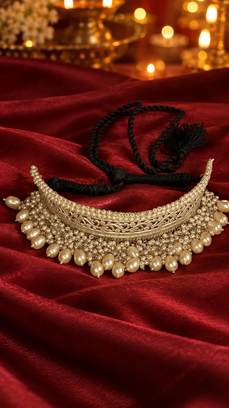 Chandrika Pearl Choker
